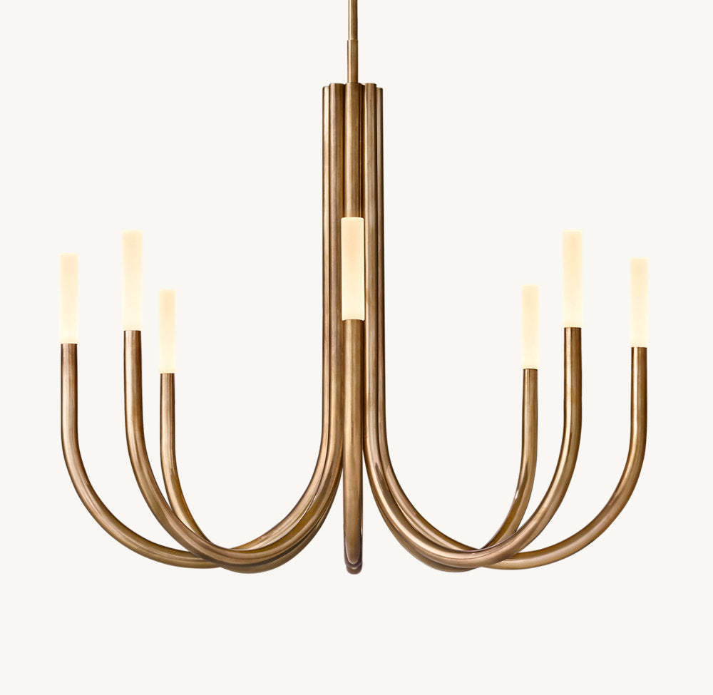 Rousseau Round Chandelier 38"-VaseLamps