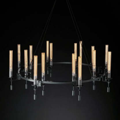 Fontanelle Round Chandelier 58"-VaseLamps