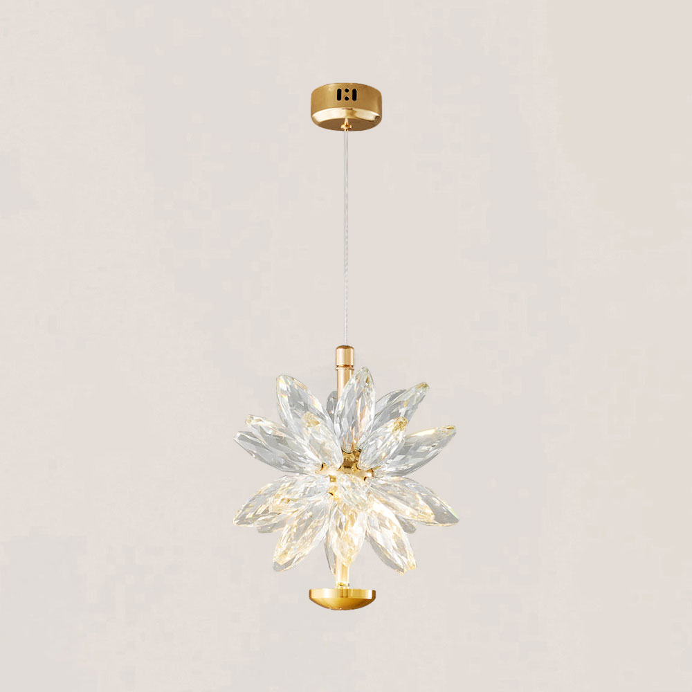 VASELAMPS - Ice Flower Crystal Pendant Lamp-VaseLamps