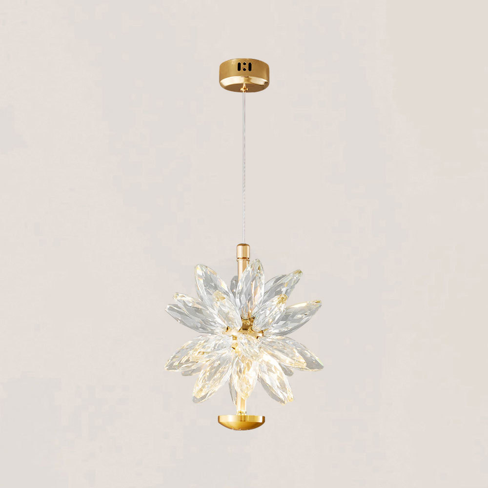 VASELAMPS - Ice Flower Crystal Pendant Lamp-VaseLamps