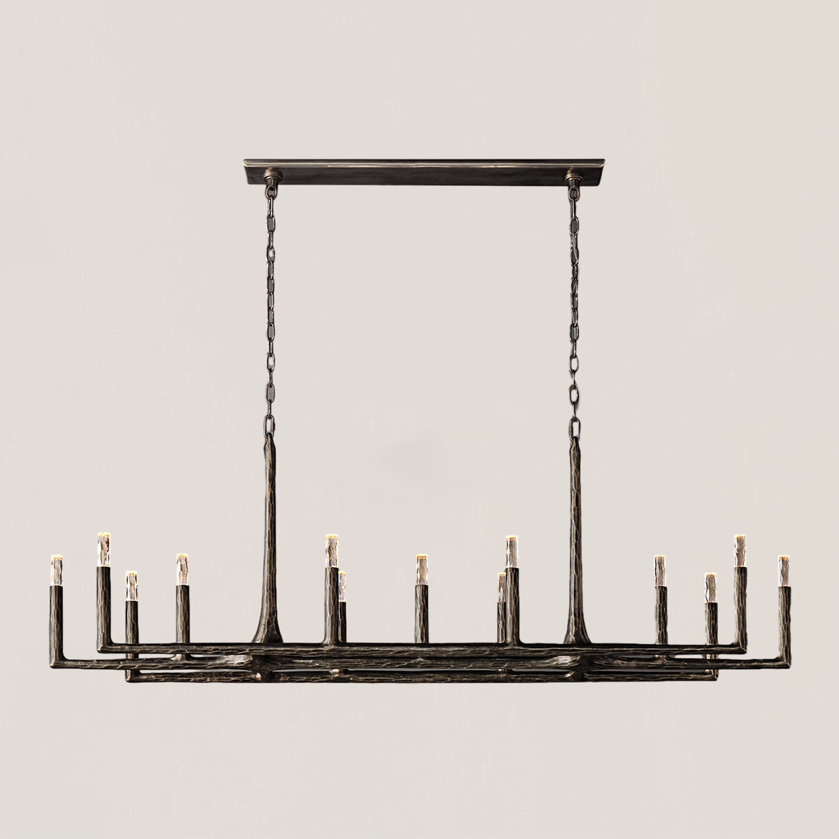 Thaddeus Linear Chandelier-VaseLamps