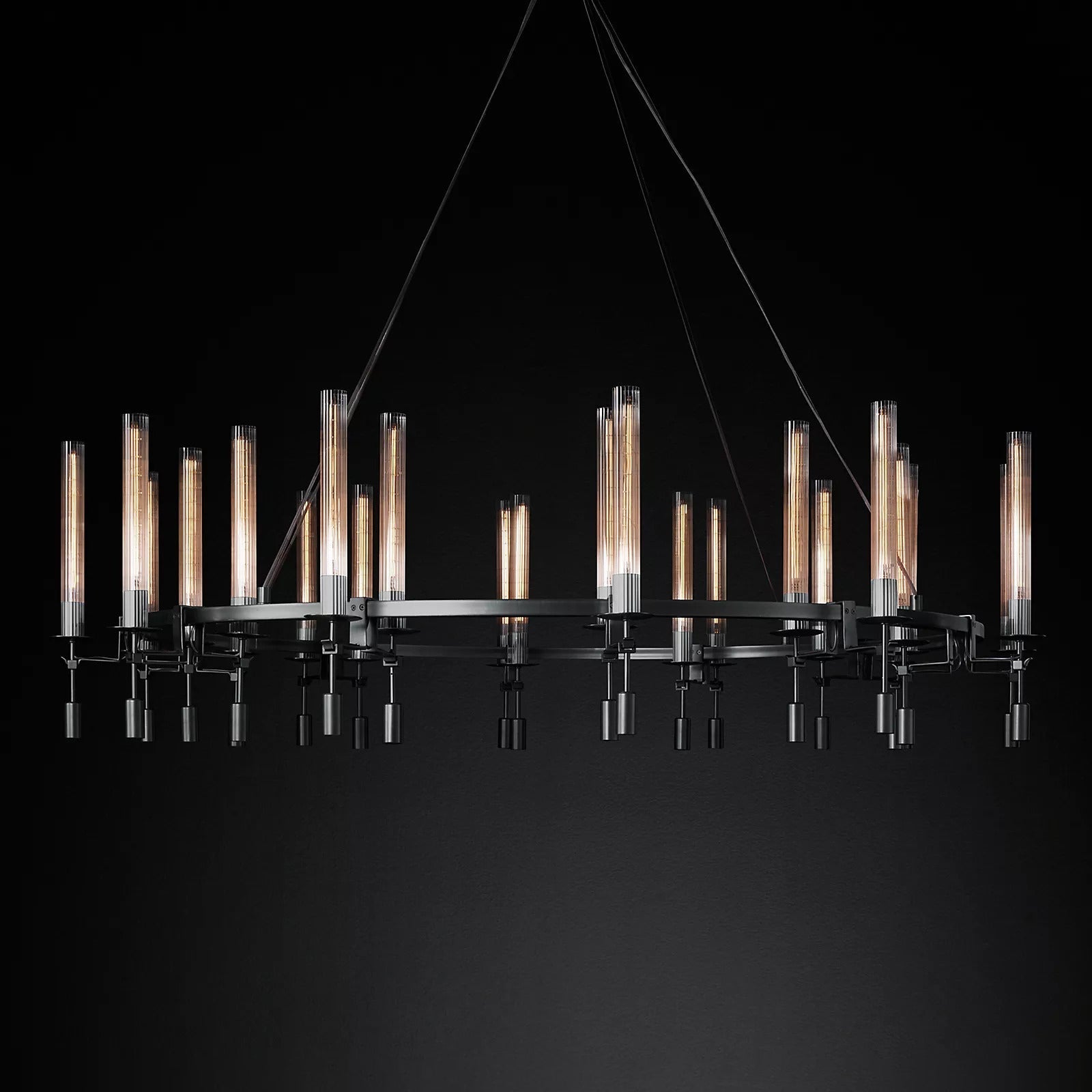 Fontanelle Round Chandelier 70"