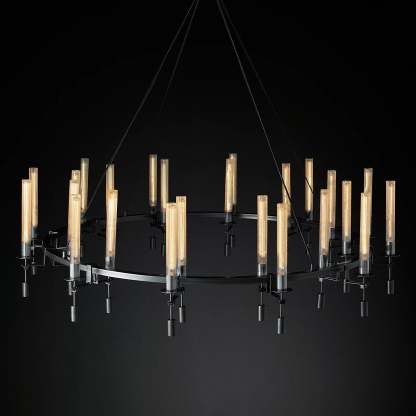 Fontanelle Round Chandelier 70"