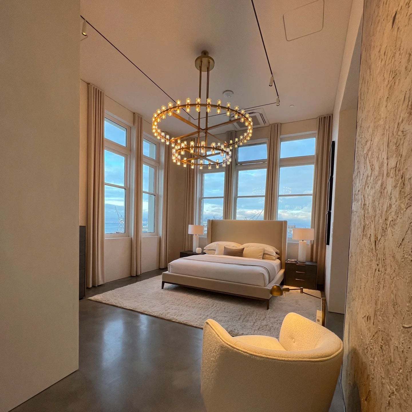 Arcachones Led Round Two-tier Chandelier 60"