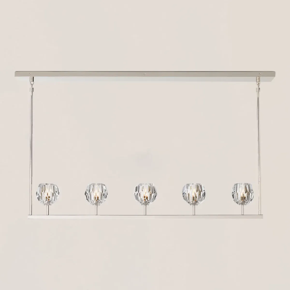 Boule De Crystal Linear Chandelier-VaseLamps