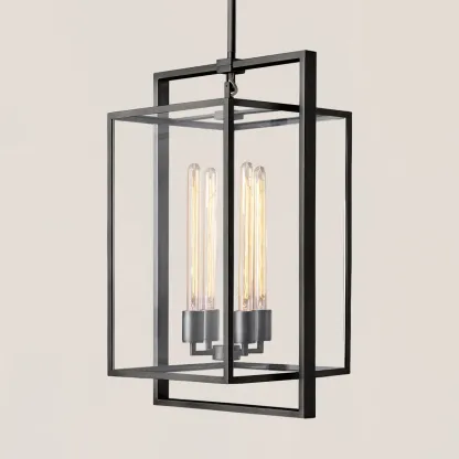 Beckman Modern Brass Pendant-VaseLamps