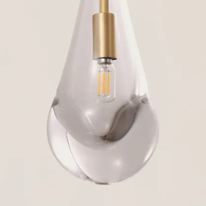 Raindrop Glass Wall Sconce-VaseLamps
