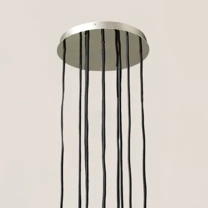Boule De Crystal Clear Round Cluster Chandelier-VaseLamps
