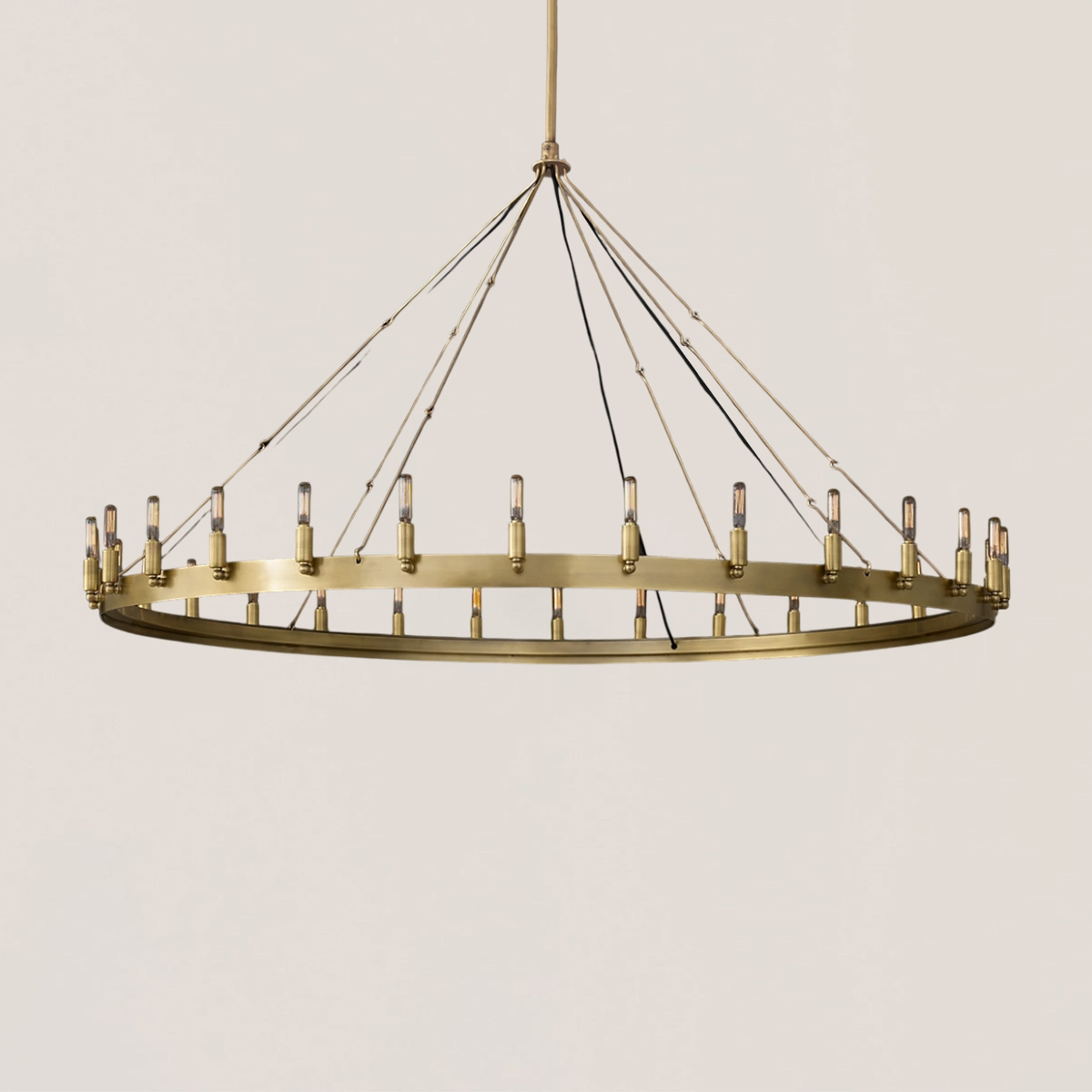 Camino Vintage Filament Round Chandelier-VaseLamps