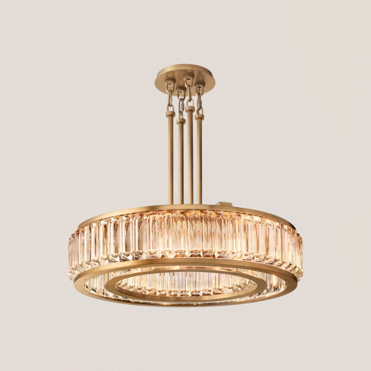 Maurier Round Chandelier 37"-VaseLamps