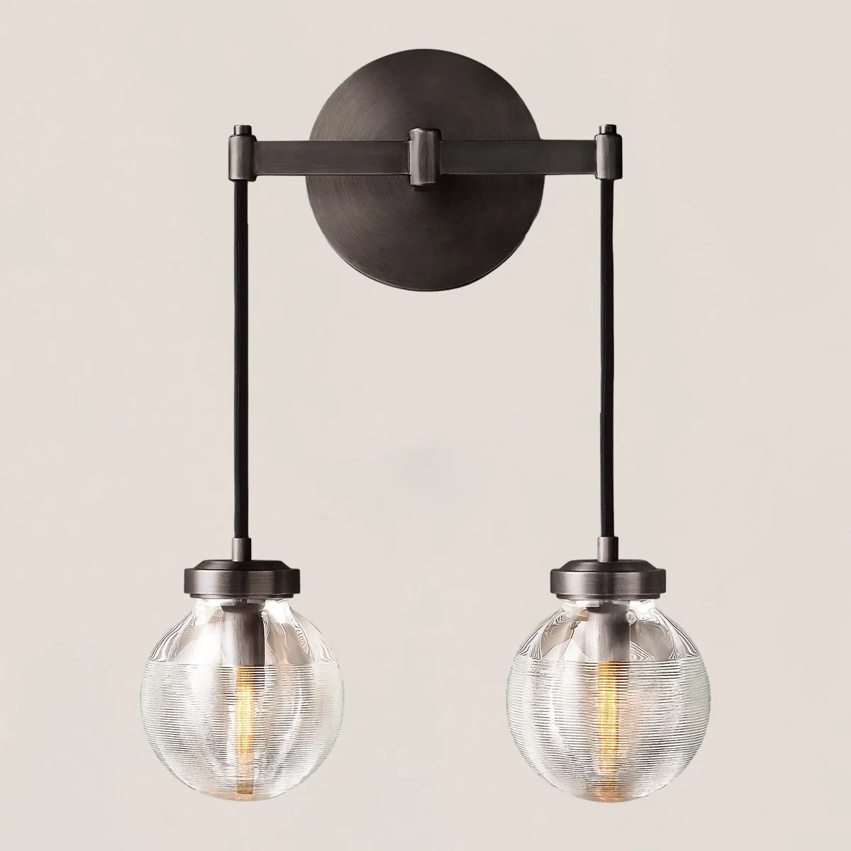 Pearl Drops Double Sconce-VaseLamps