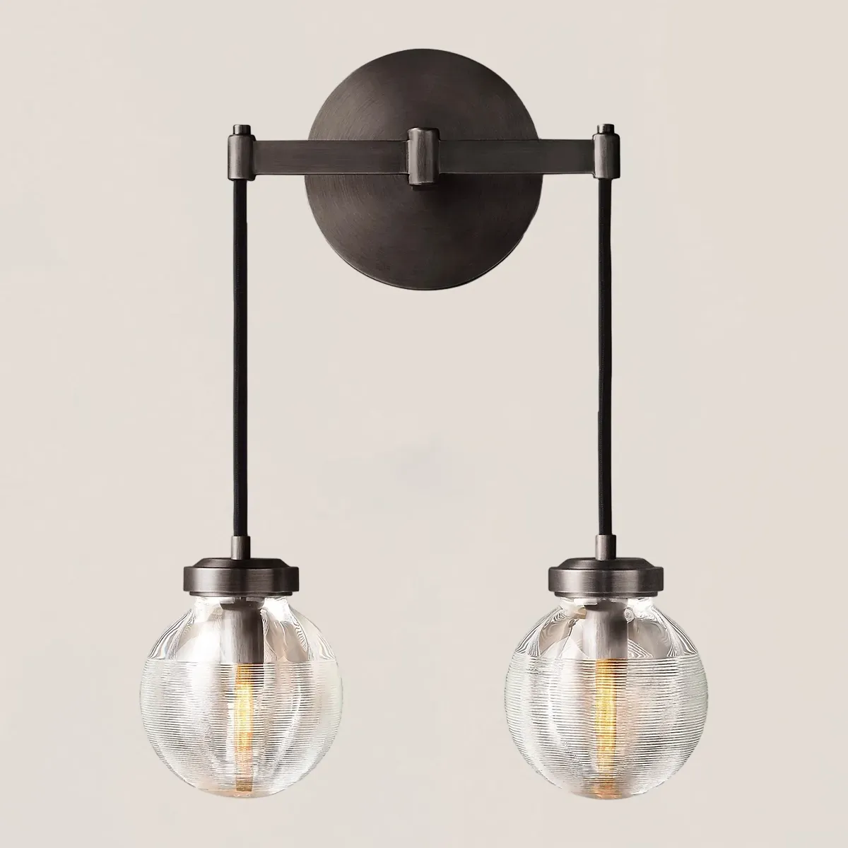 Pearl Drops Double Sconce-VaseLamps