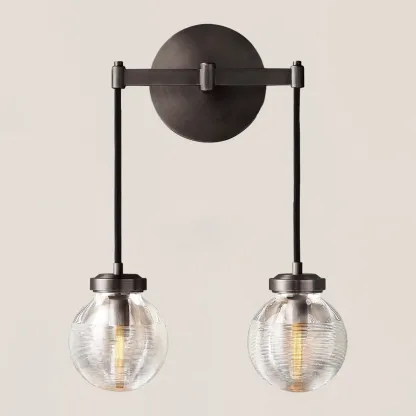 Pearl Drops Double Sconce-VaseLamps