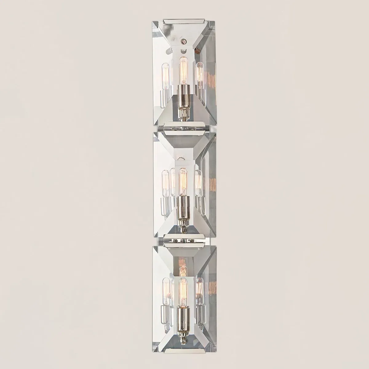 Harlow Crystal Triple Wall Sconce-VaseLamps