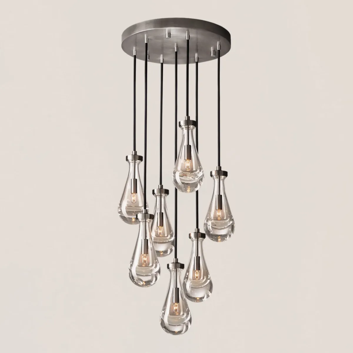 Raindrop Round Chandelier-VaseLamps