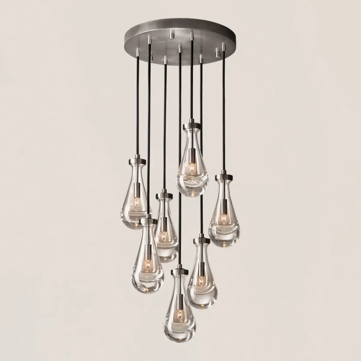 Raindrop Round Chandelier-VaseLamps