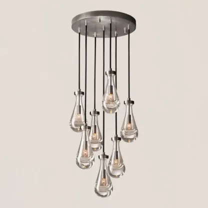 Raindrop Round Chandelier-VaseLamps