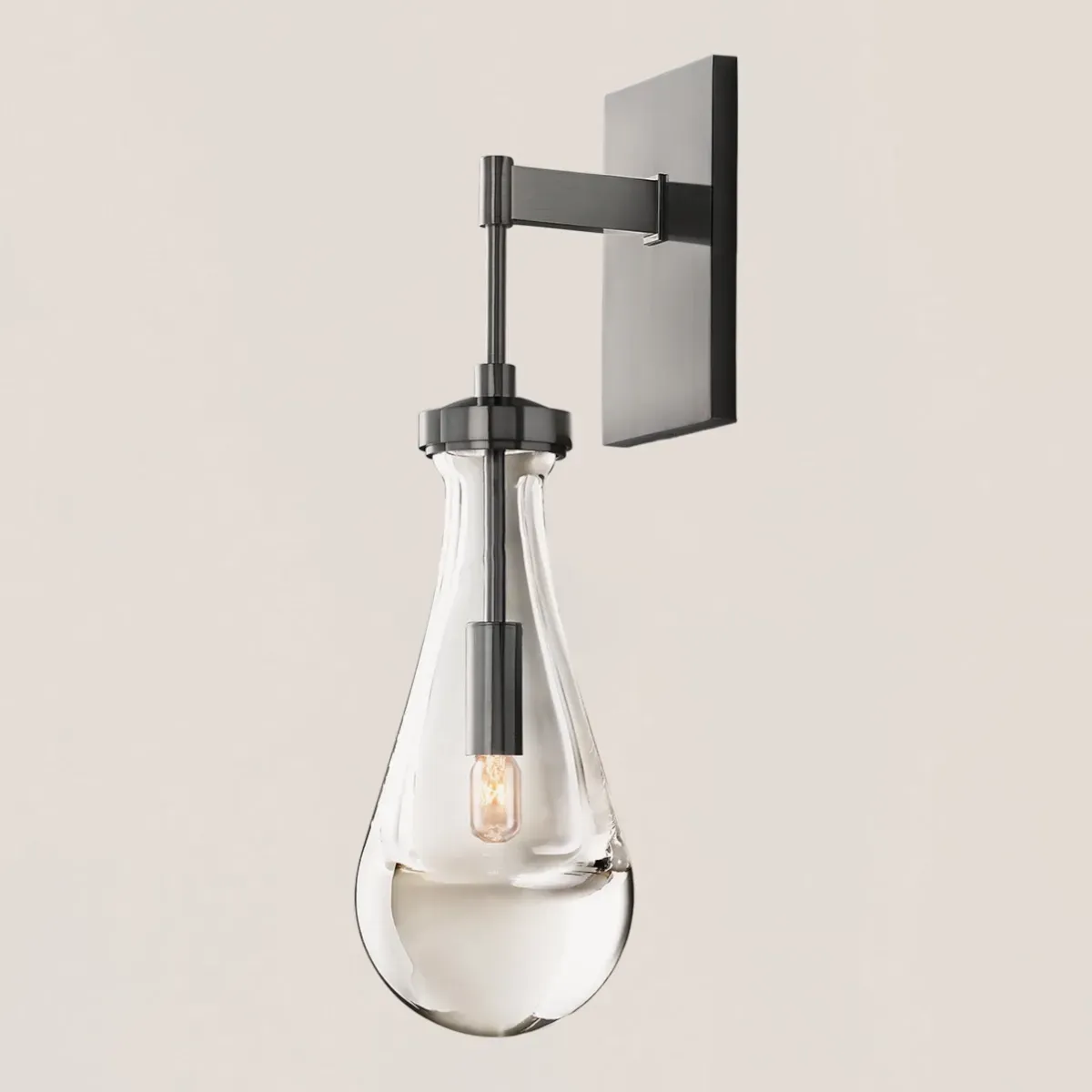 Raindrop Glass Wall Sconce-VaseLamps