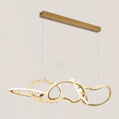 VASELAMPS - Crystal Irregular Round Chandelier-VaseLamps