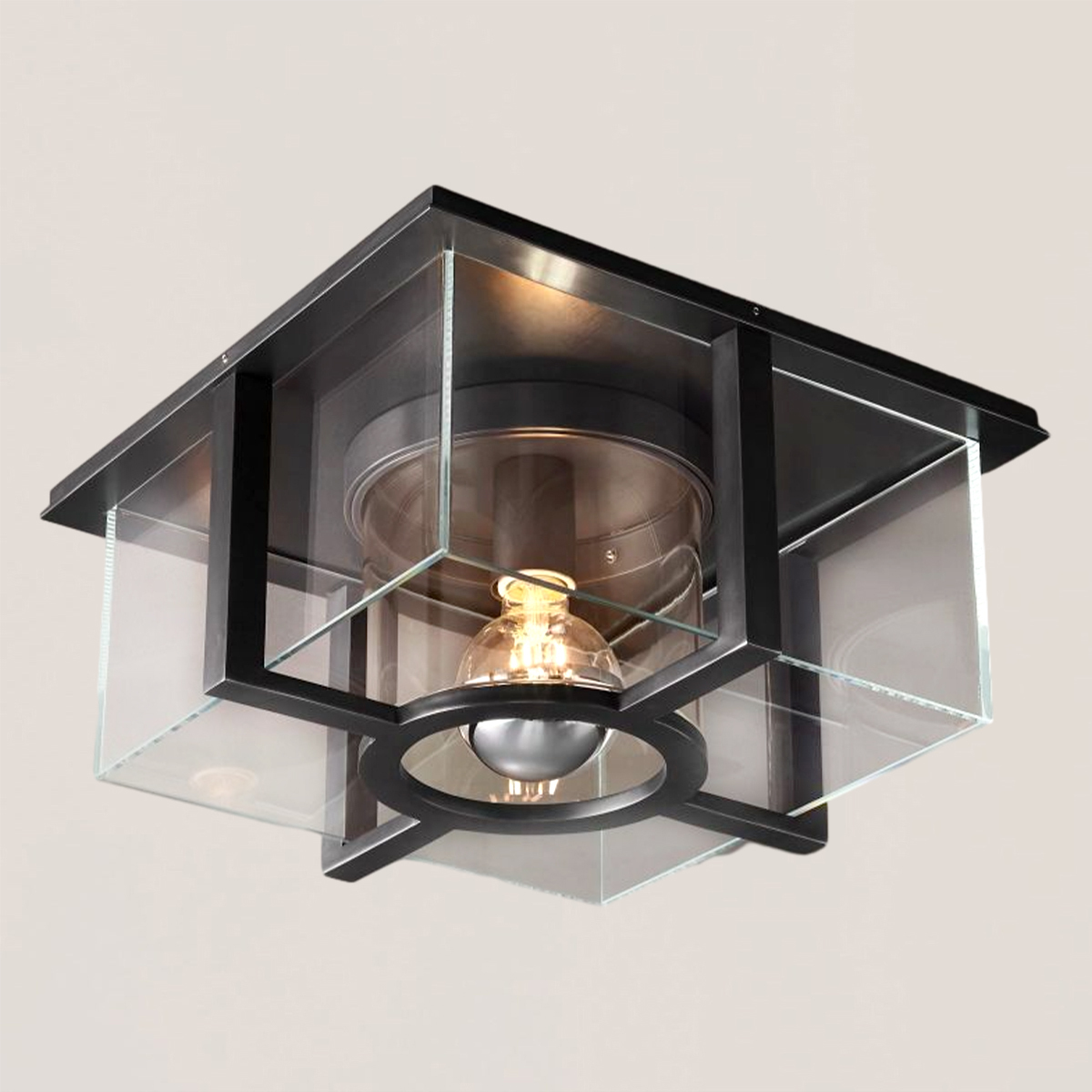 Petrus Square Flushmount-VaseLamps