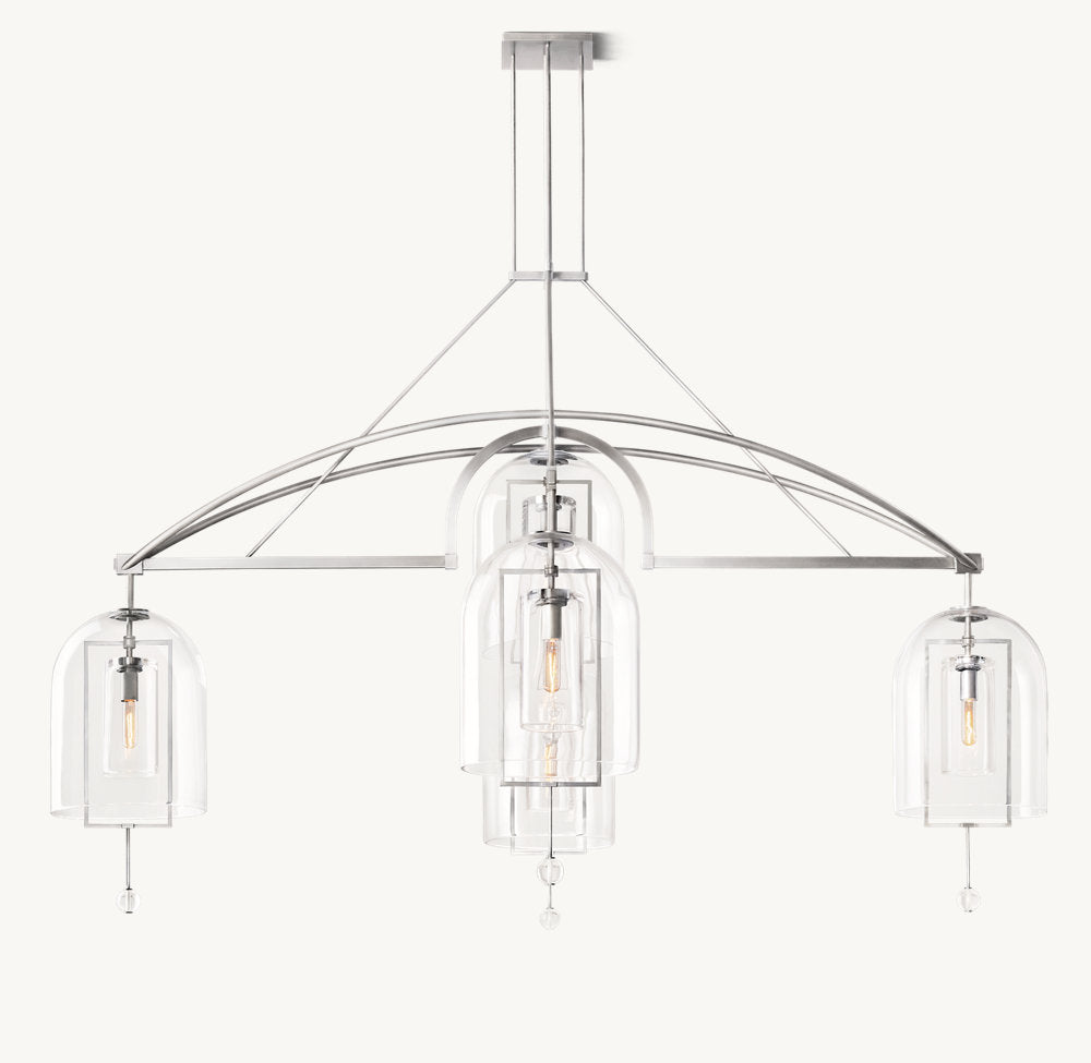 Fulcrum Round Grand Chandelier 85"-VaseLamps
