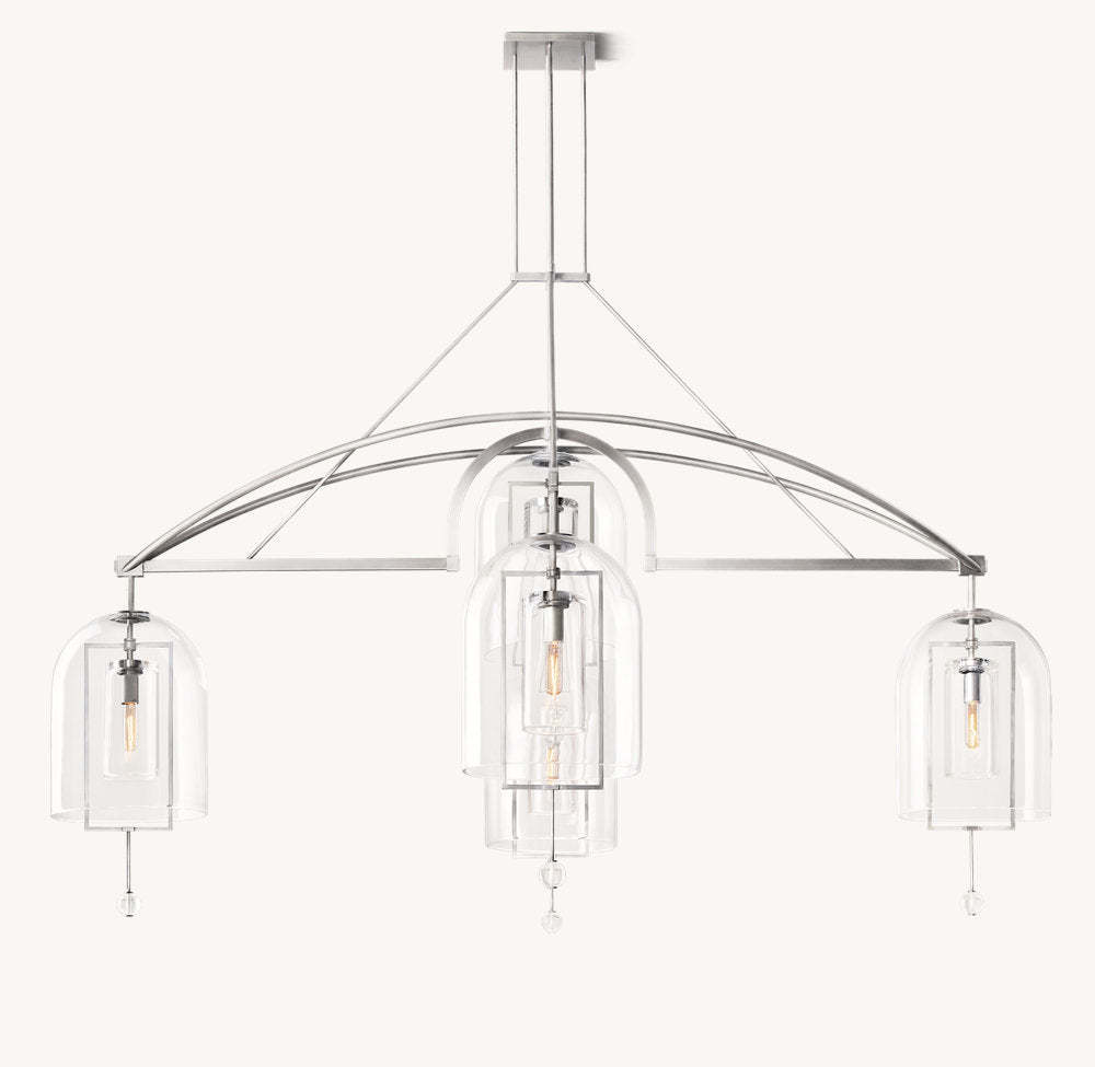 Fulcrum Round Grand Chandelier 85"-VaseLamps