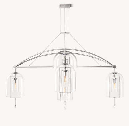 Fulcrum Round Grand Chandelier 85"-VaseLamps