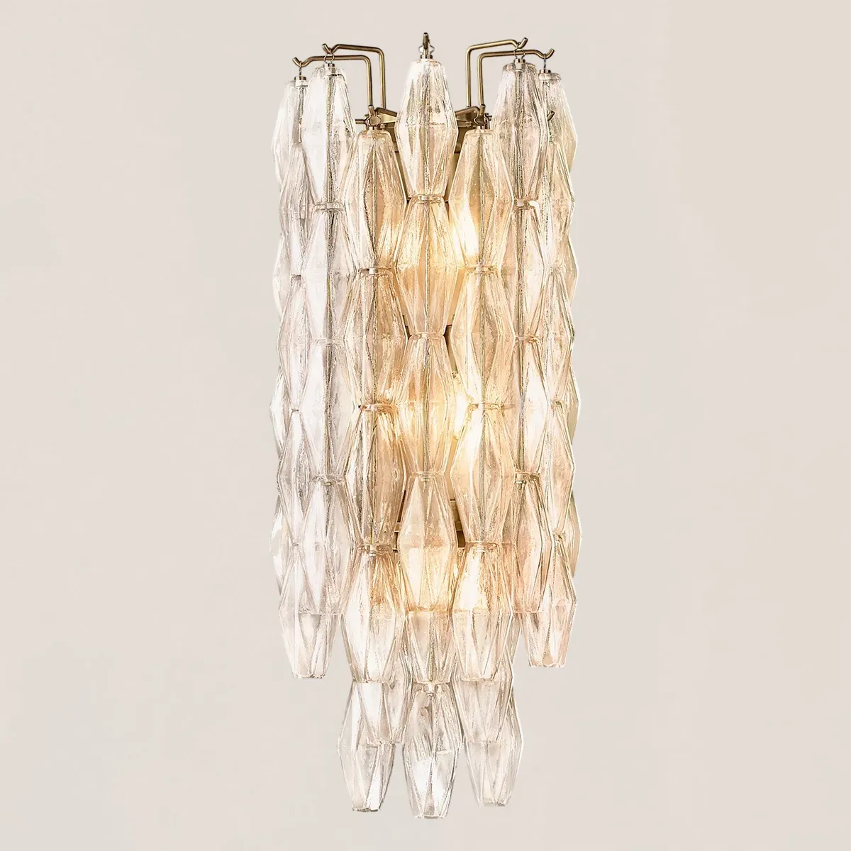 Chiara Glass Grand Wall Sconce-VaseLamps