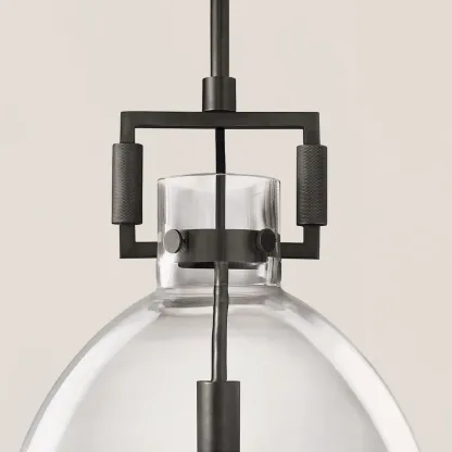 Machinist Glass Cloche Pendant-VaseLamps