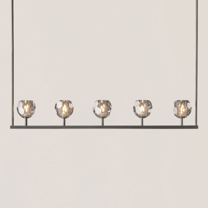 Boule De Crystal Linear Chandelier-VaseLamps