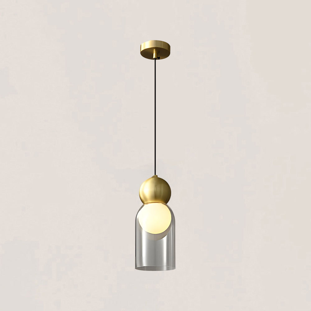 VASELAMPS - Modern Simplicity Clear Glass Pendant Light-VaseLamps