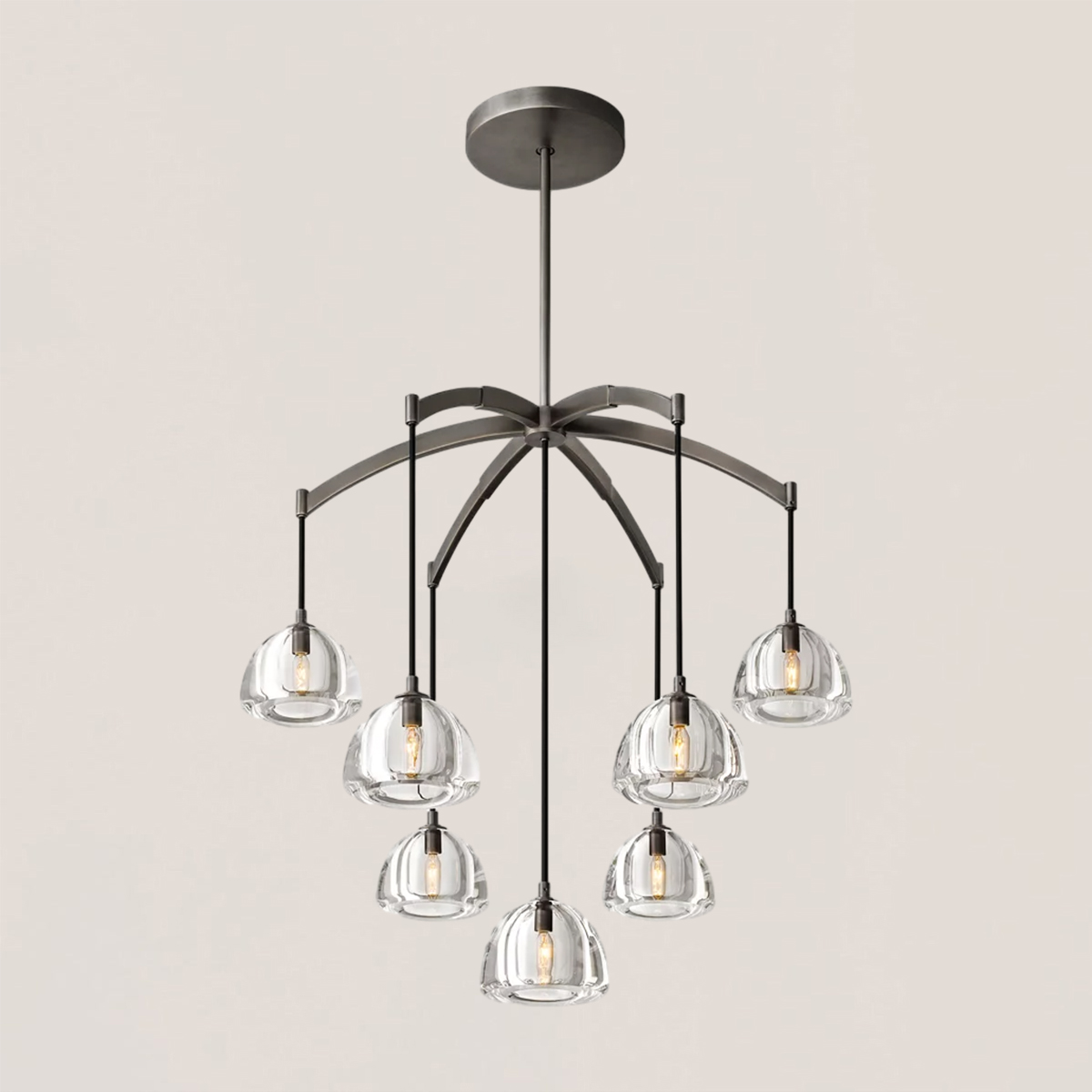 Hemisphere Round Chandelier-VaseLamps