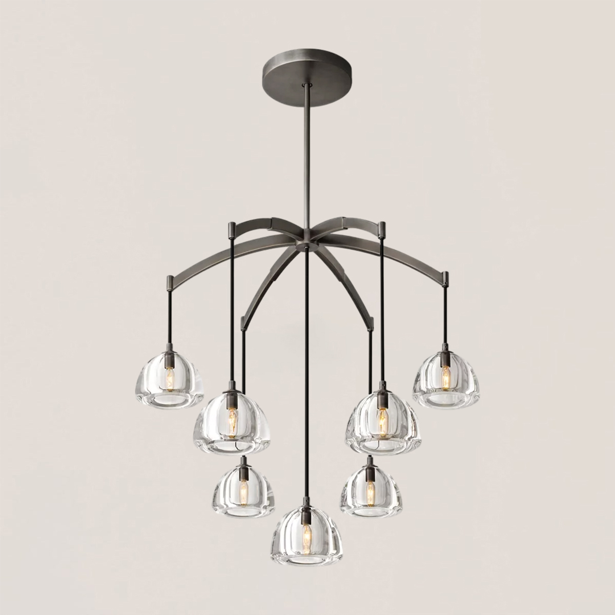 Hemisphere Round Chandelier-VaseLamps