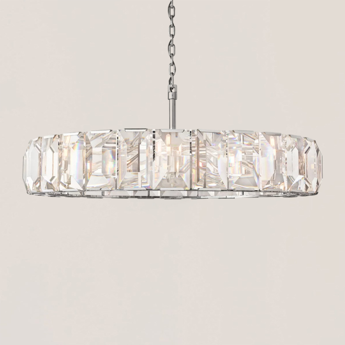 Harlow Crystal Round Chandelier-VaseLamps