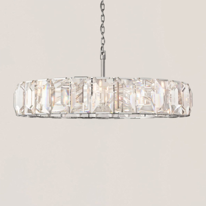 Harlow Crystal Round Chandelier-VaseLamps