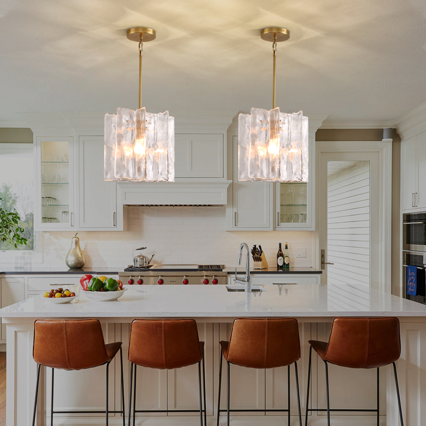 Lattice Glass Pendant Light-VaseLamps