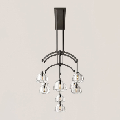 Hemisphere Linear Chandelier-VaseLamps
