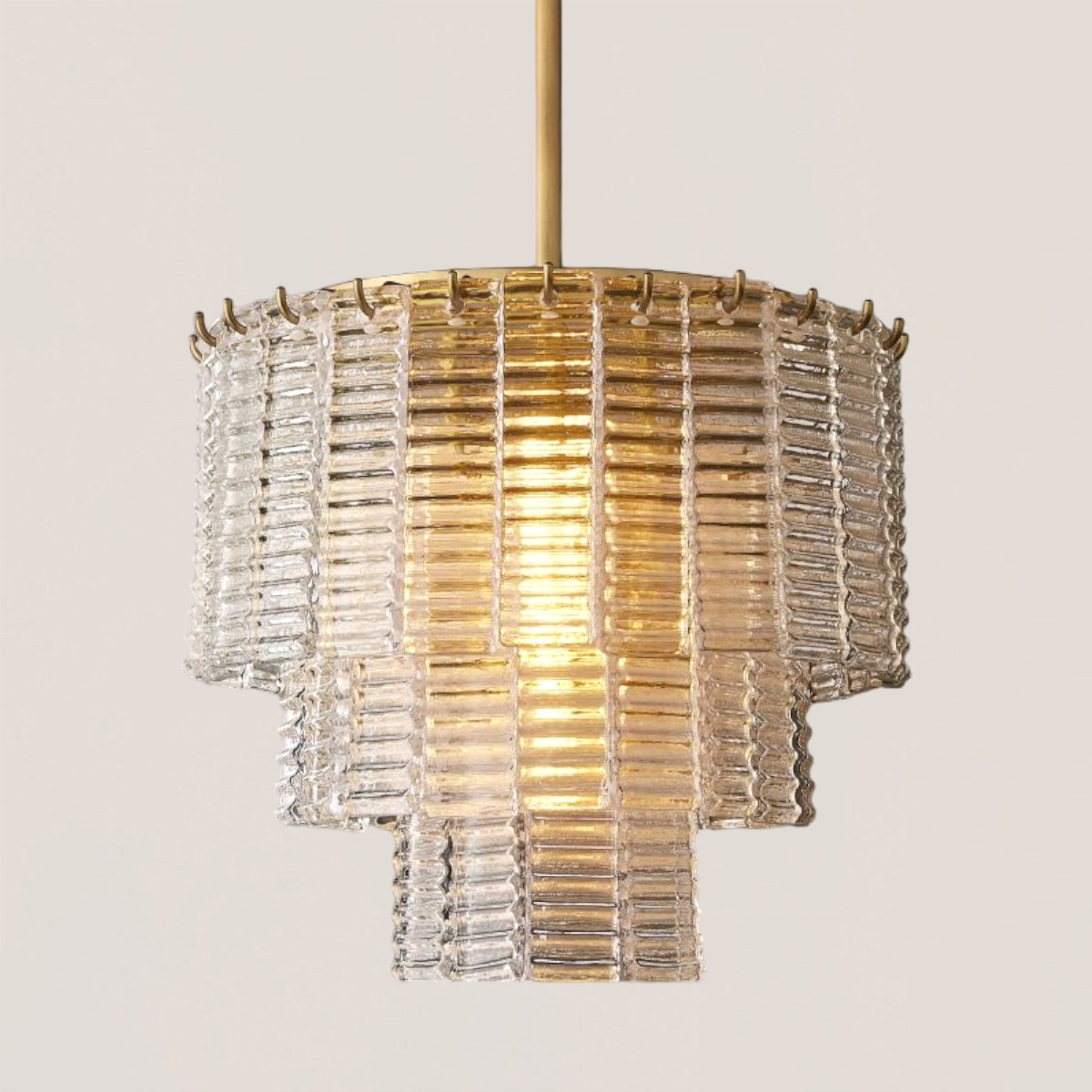 Sirene Clear Glass Pendant-VaseLamps