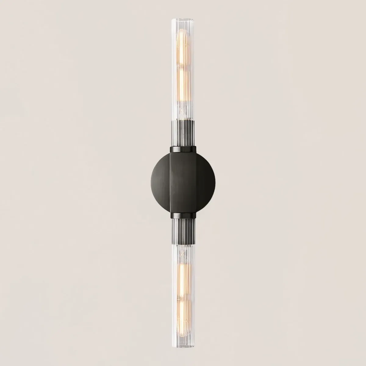 Cannele Glass Linear Wall Sconce-VaseLamps