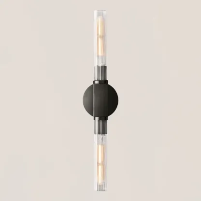 Cannele Glass Linear Wall Sconce-VaseLamps