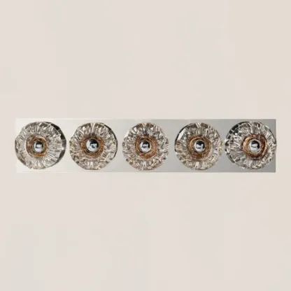 Boule De Clear Crystal Linear Grand Wall Sconce-VaseLamps