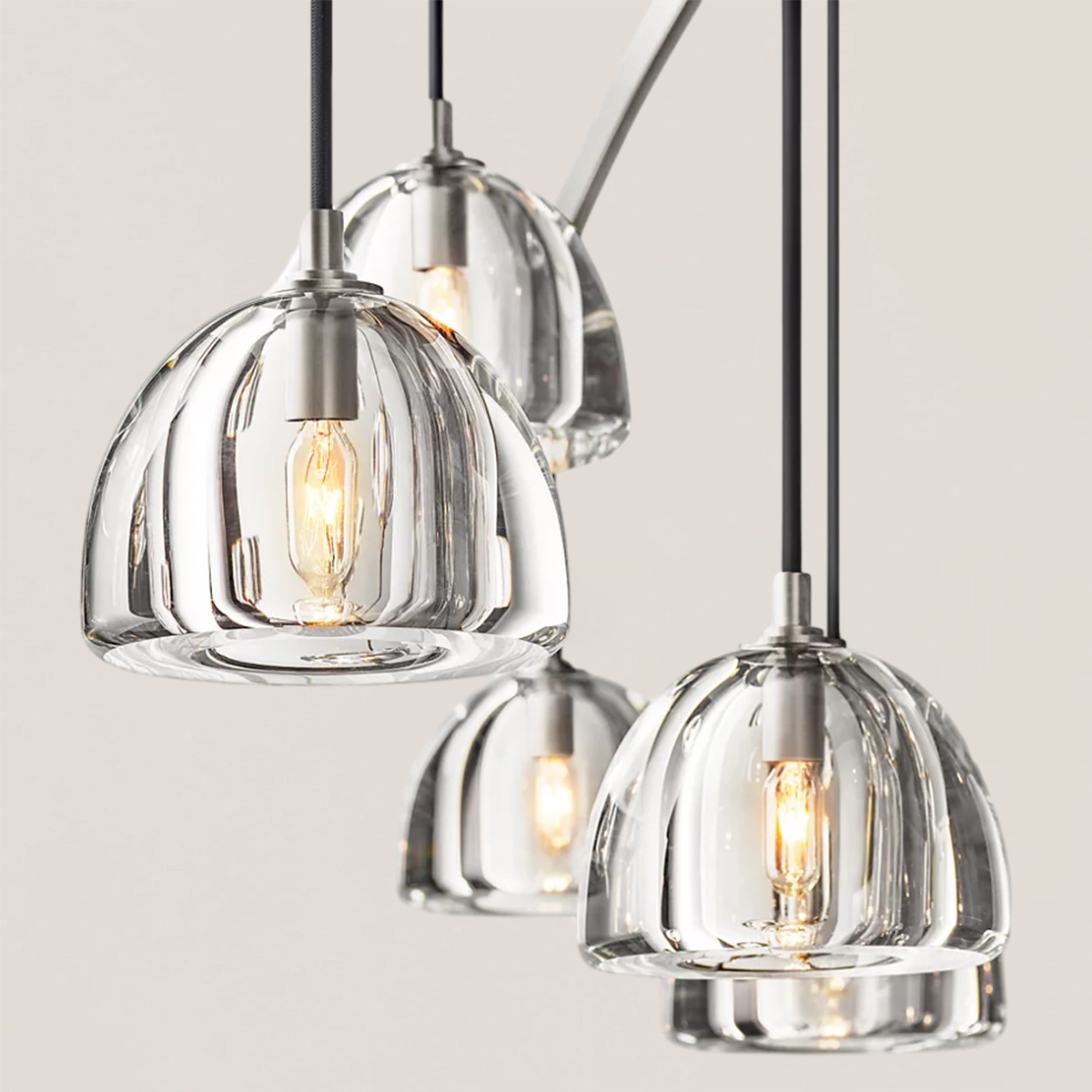 Hemisphere Round Chandelier-VaseLamps