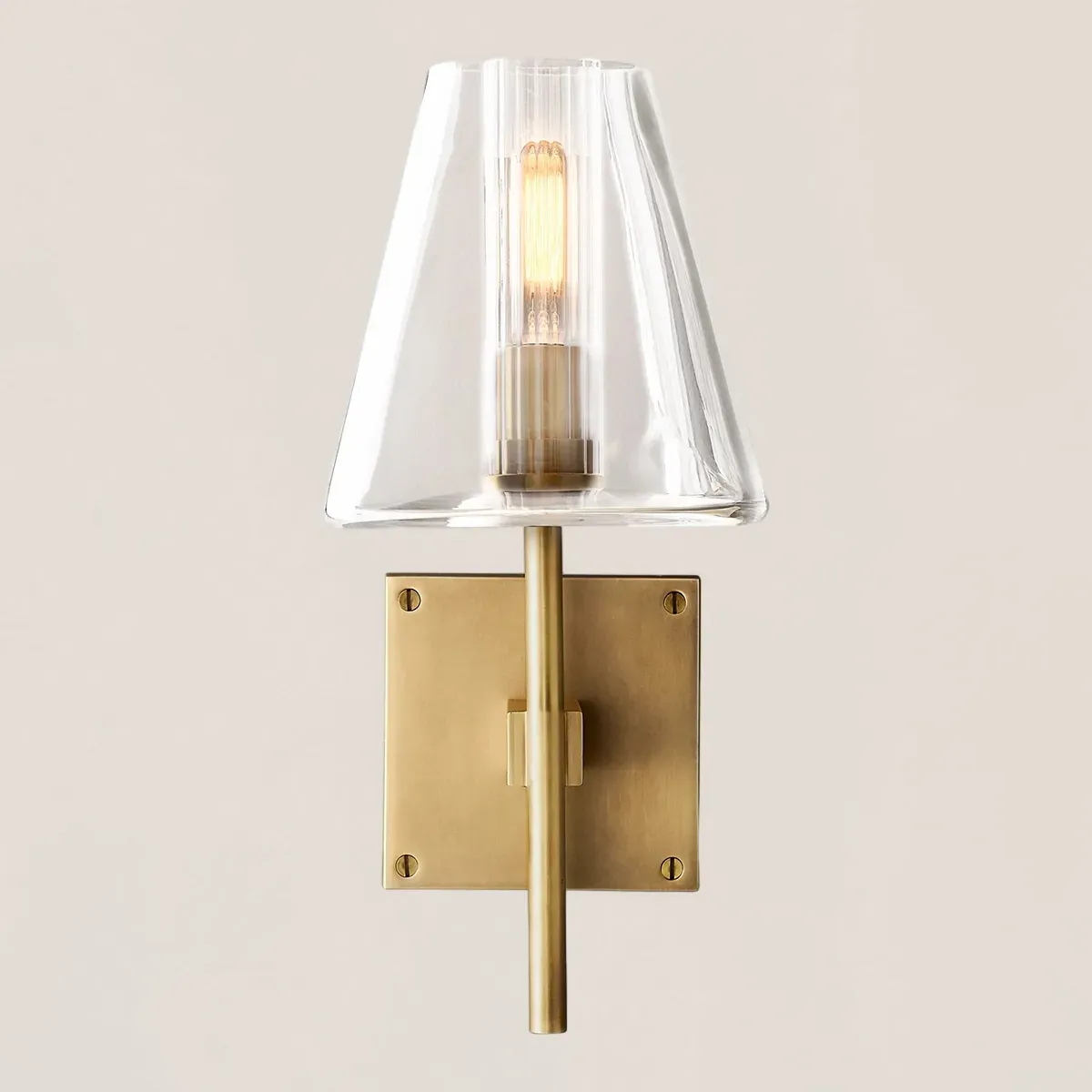 Fulham Glass Shade Sconce-VaseLamps