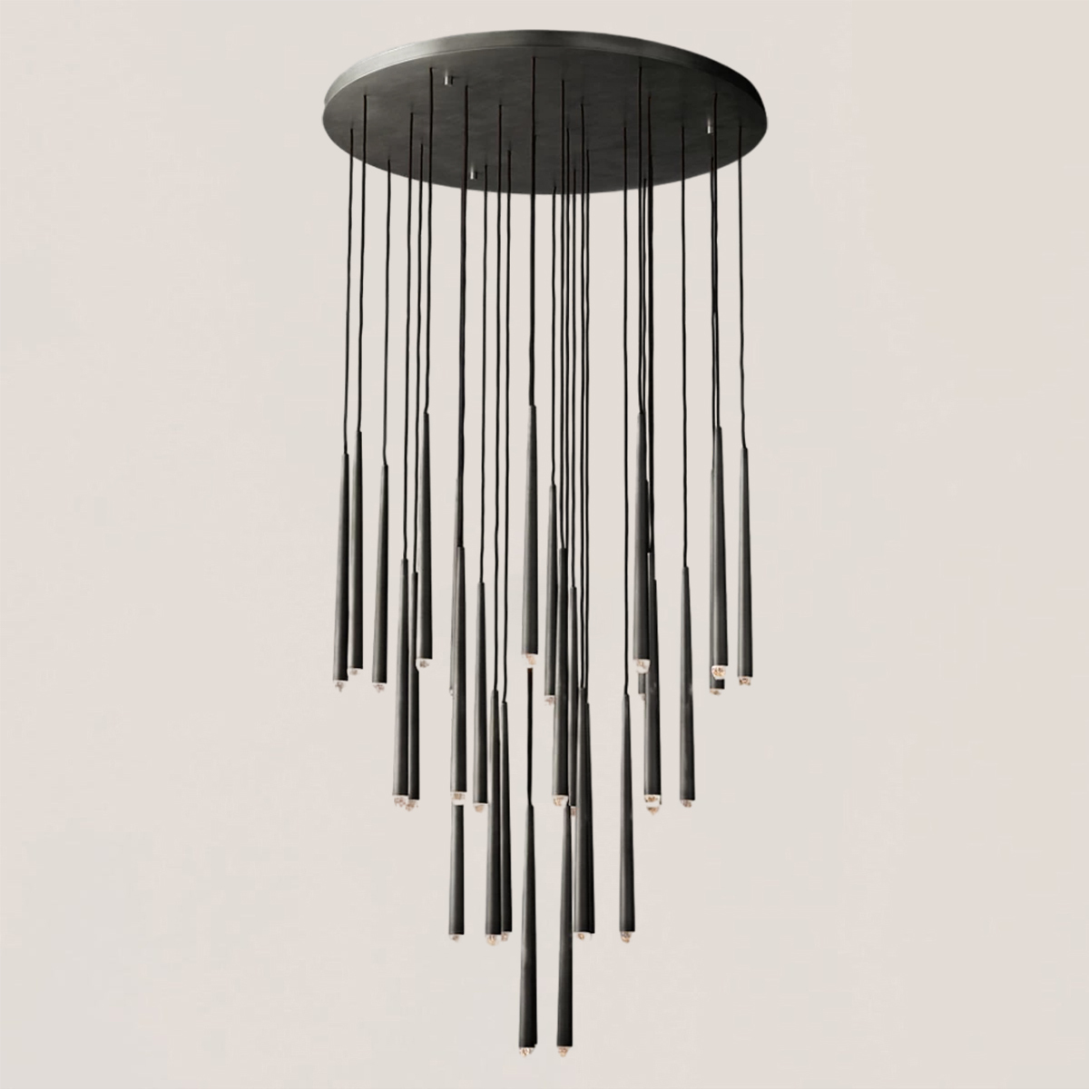 Aquitaine Modern Round Chandelier-VaseLamps