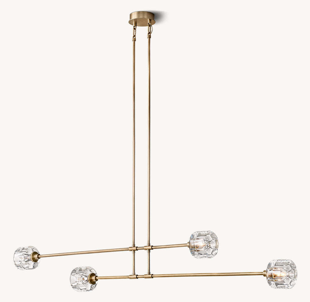 Demaret Mobile Linear Chandelier 72"-VaseLamps