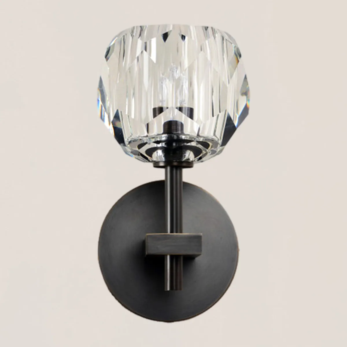 Boule De Glass Short Wall Sconce-VaseLamps