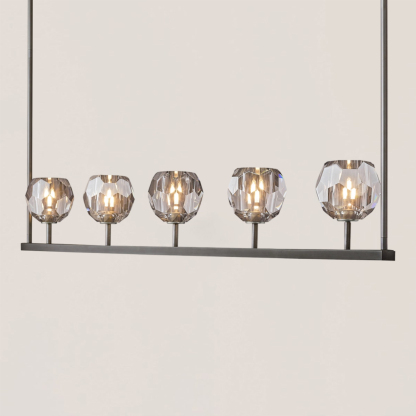 Boule De Crystal Linear Chandelier-VaseLamps