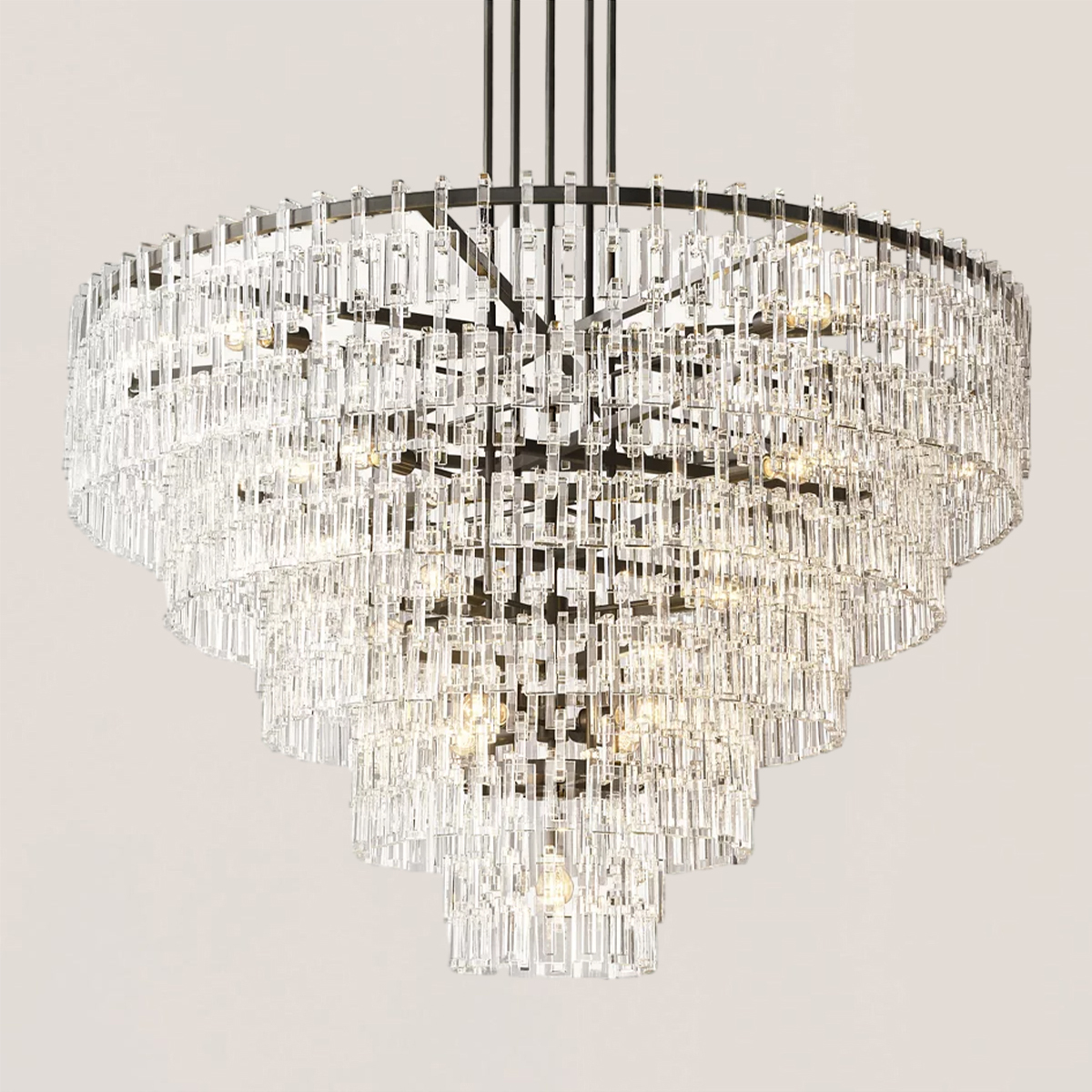 Marignan 3-Tier Round Chandelier-VaseLamps