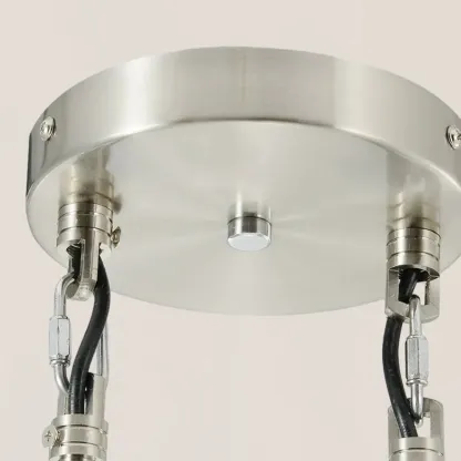 Raindrop Rod Round Chandelier-VaseLamps