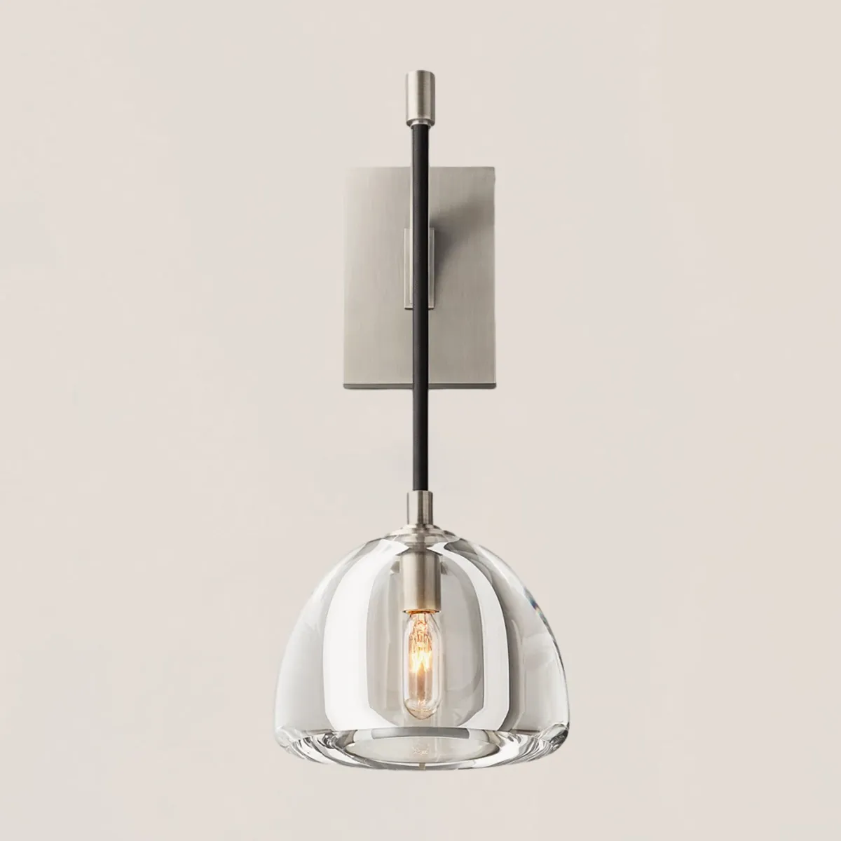Hemisphere Crystal Wall Sconce-VaseLamps